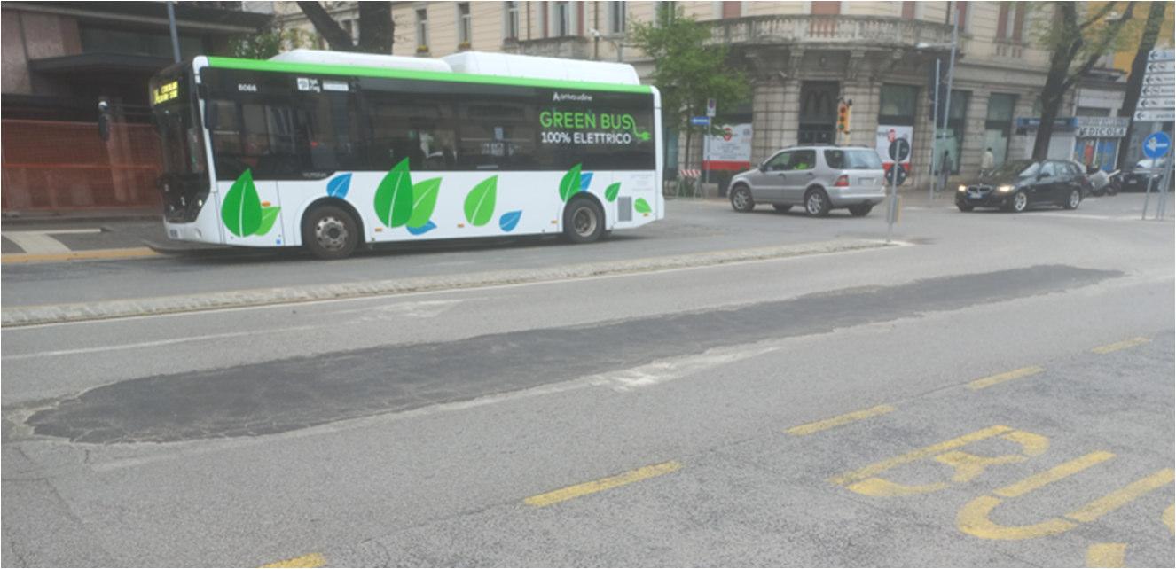 Lo stato attuale del piazzale della stazione