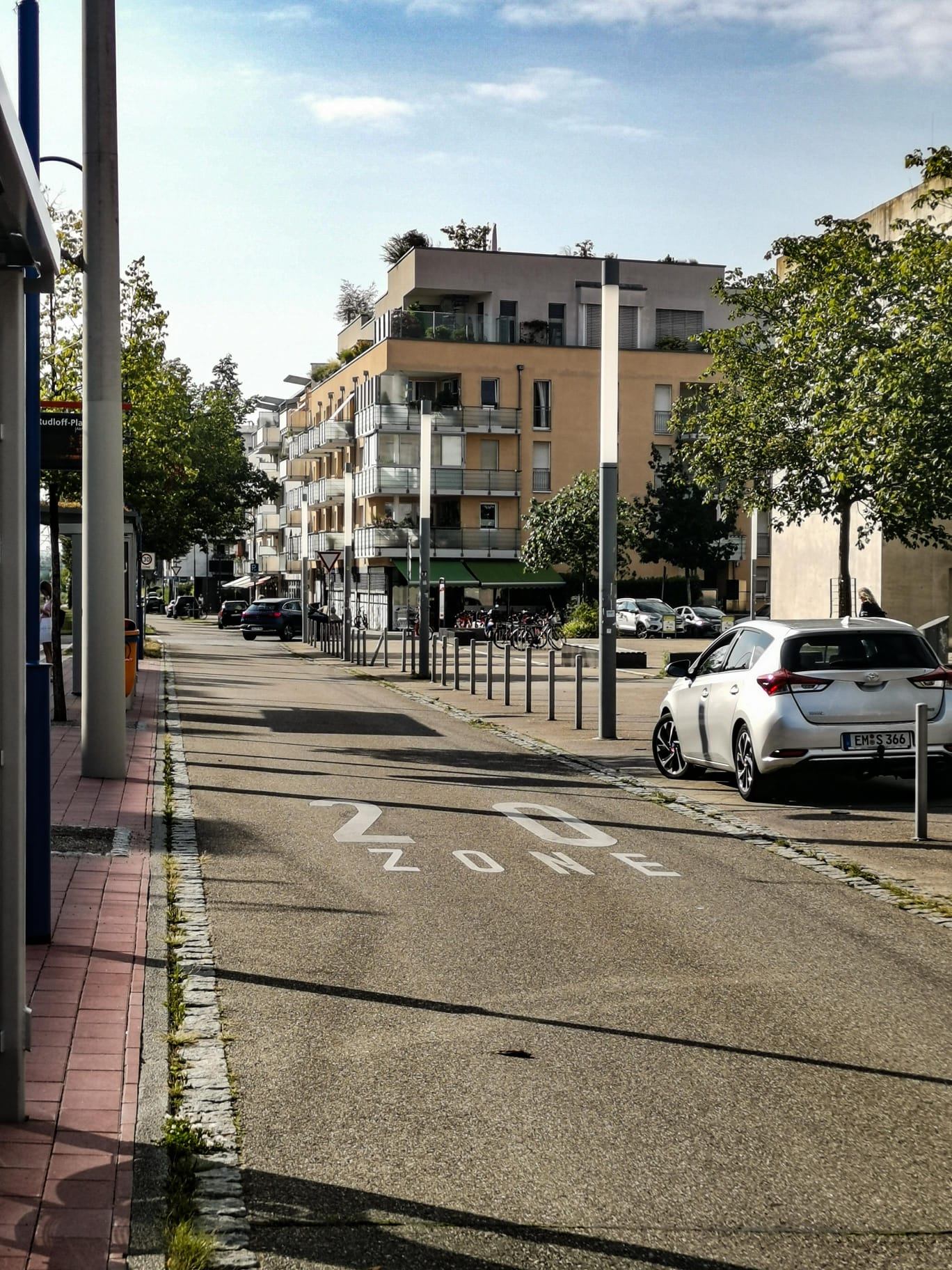 Rieselfeld, strada di quartiere, zona 20