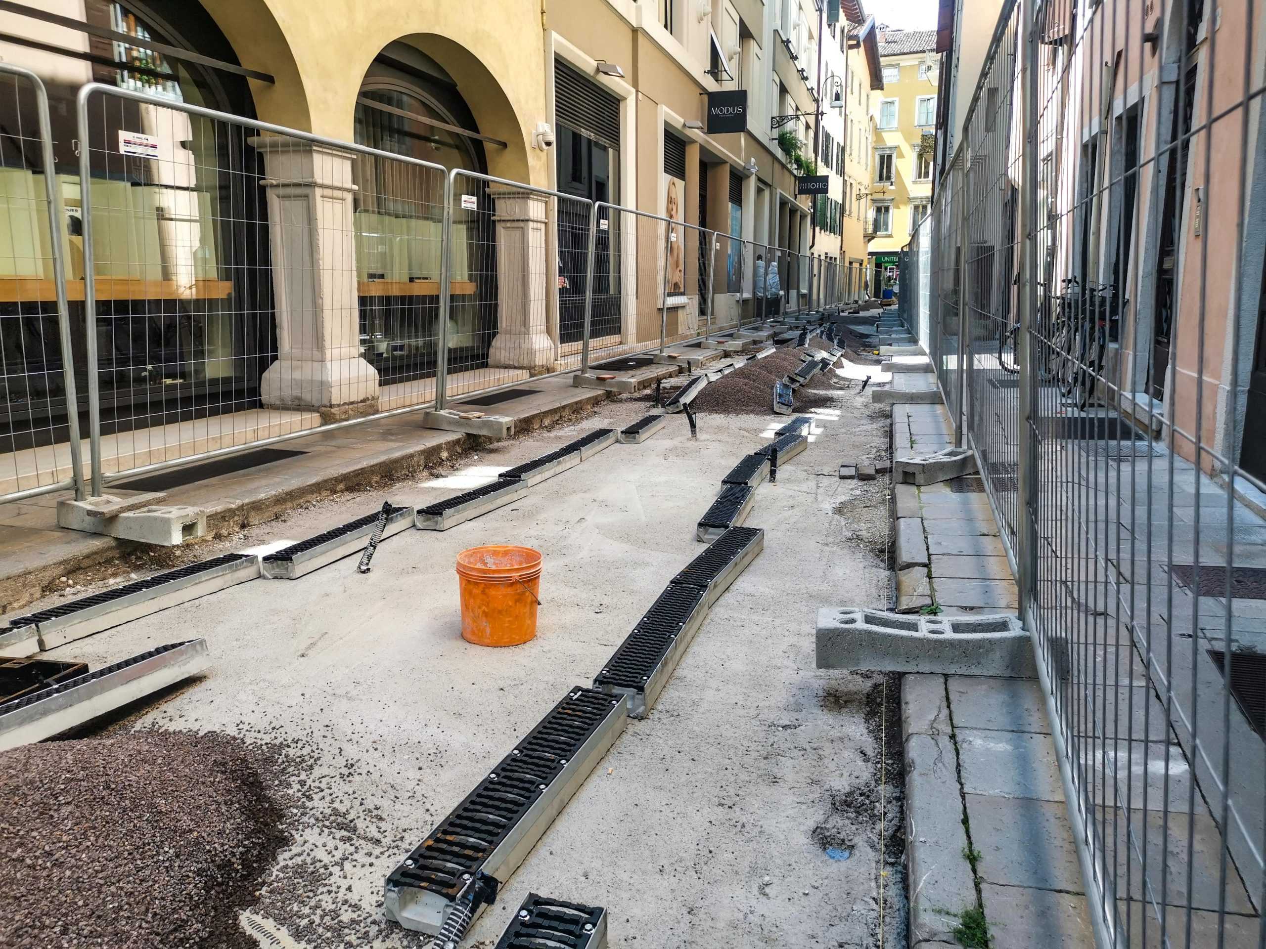 Lavori in corso: via Cortazzis