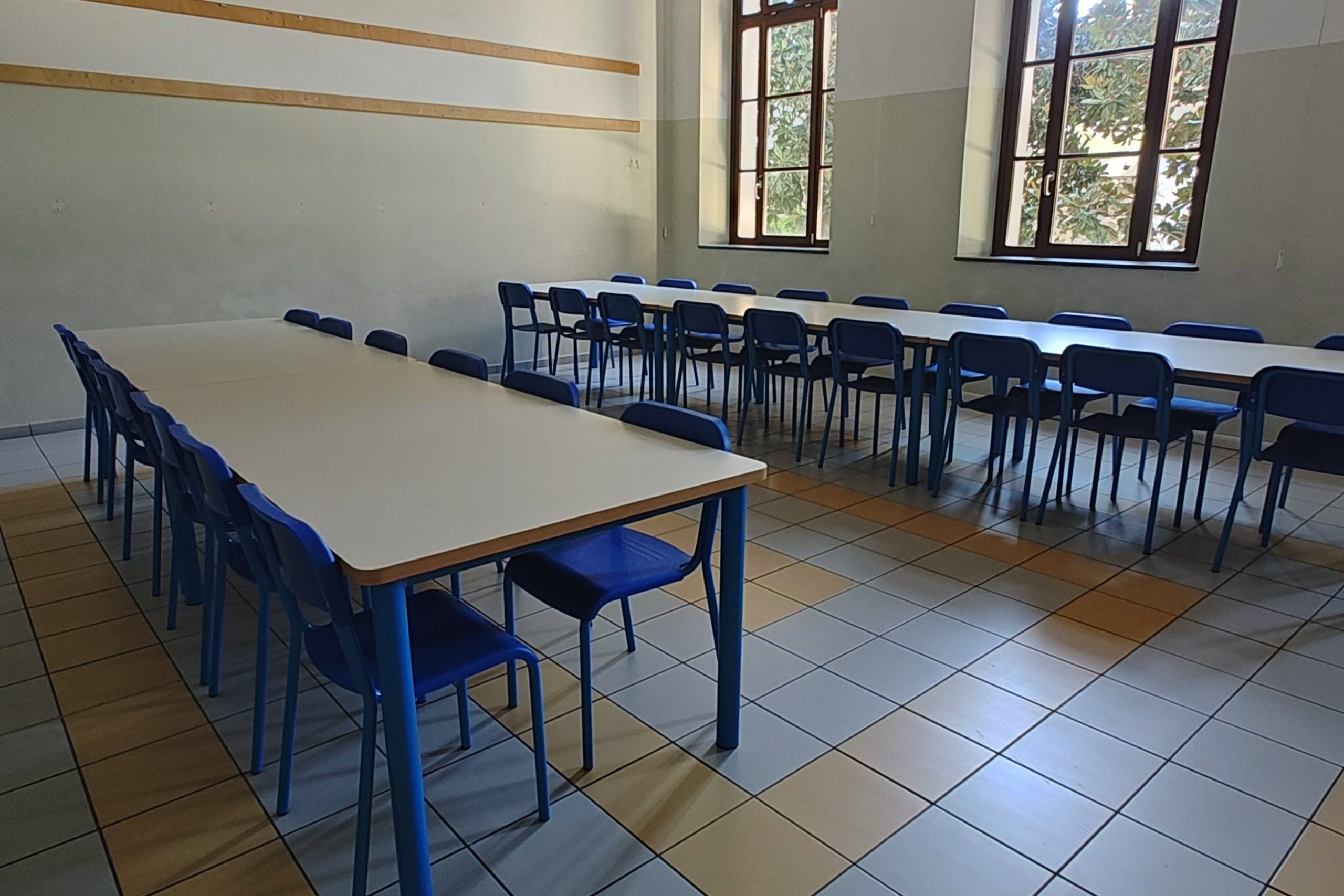 La nuova sala mensa La nuova sala mensa