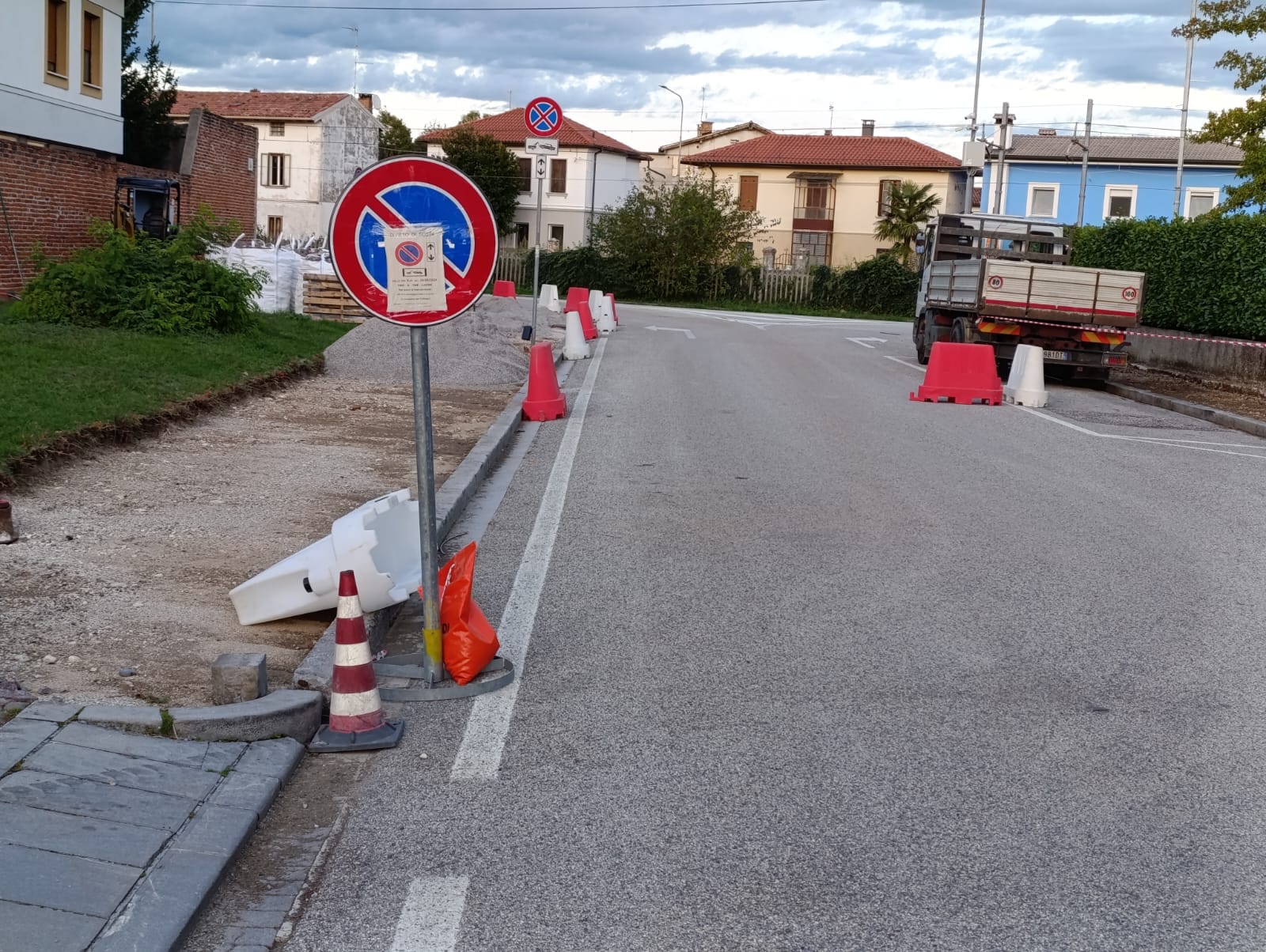 marciapiedi via Spalato