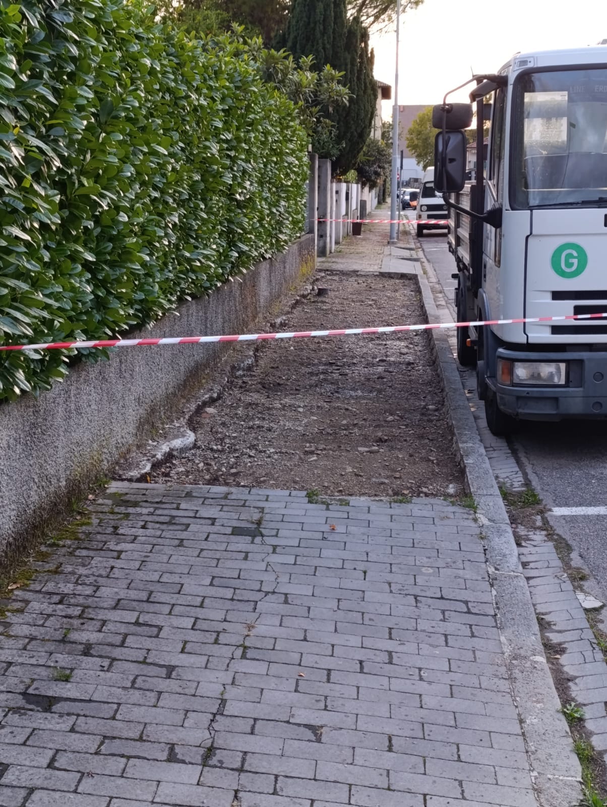 marciapiedi via Spalato marciapiedi via Spalato