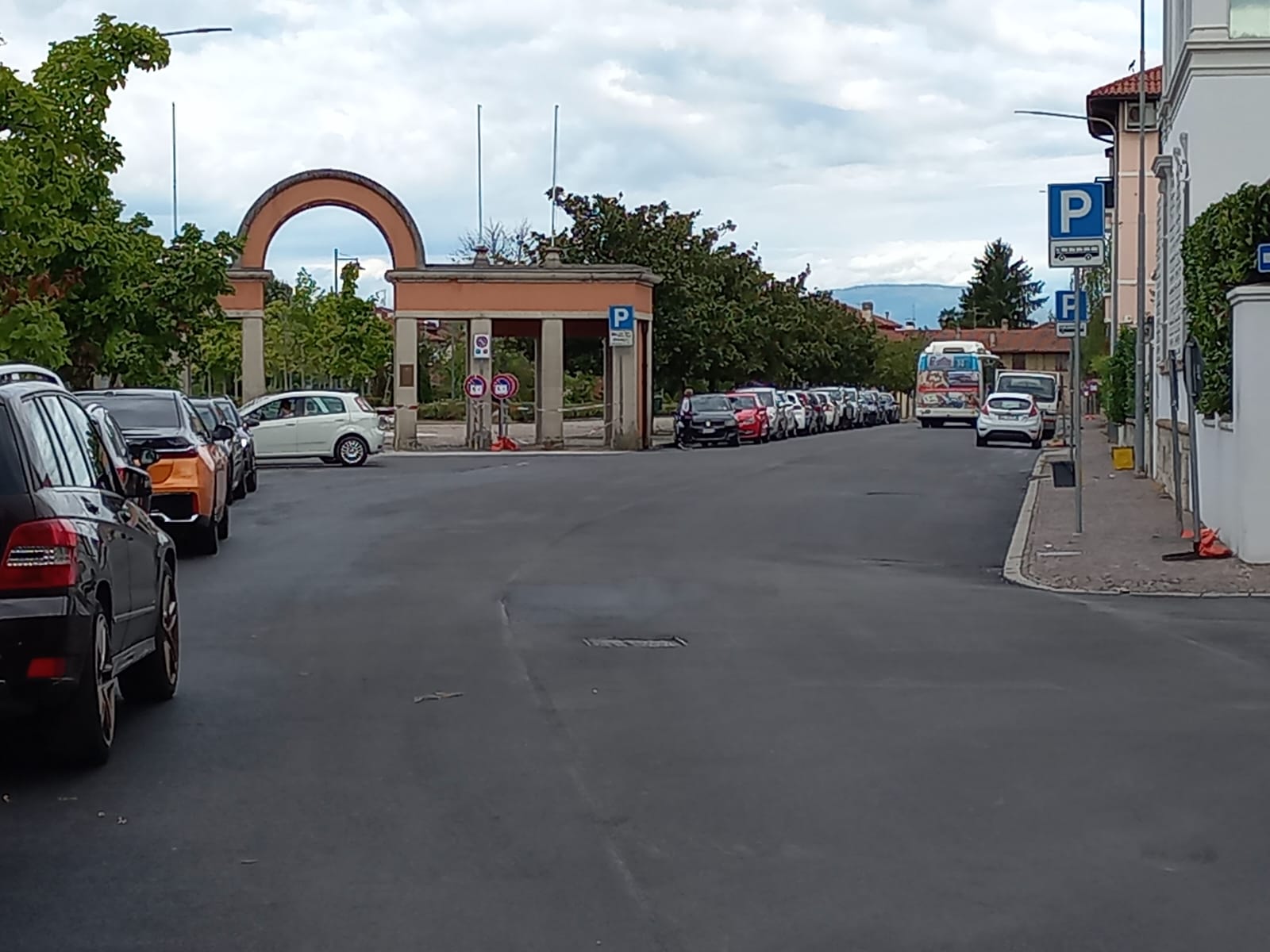 Via Luigi Moretti com'è ora