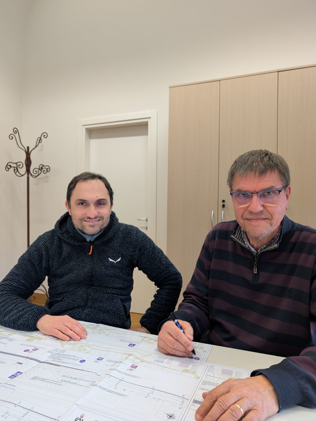con Stefano Nazzi, vicesindaco e assessore alla Viabilità di Pozzuolo del Friuli con Stefano Nazzi, vicesindaco e assessore alla Viabilità di Pozzuolo del Friuli