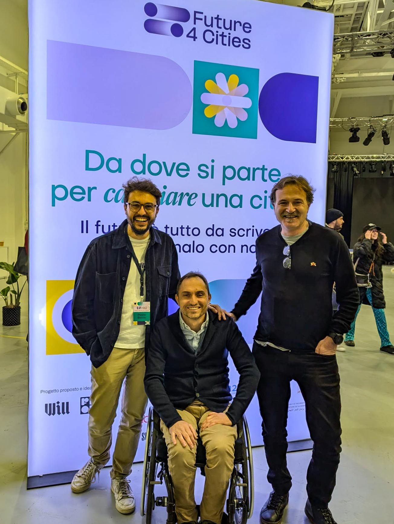 Con Paolo Bovio e Giuseppe Sgrezzi Con Paolo Bovio e Giuseppe Sgrezzi