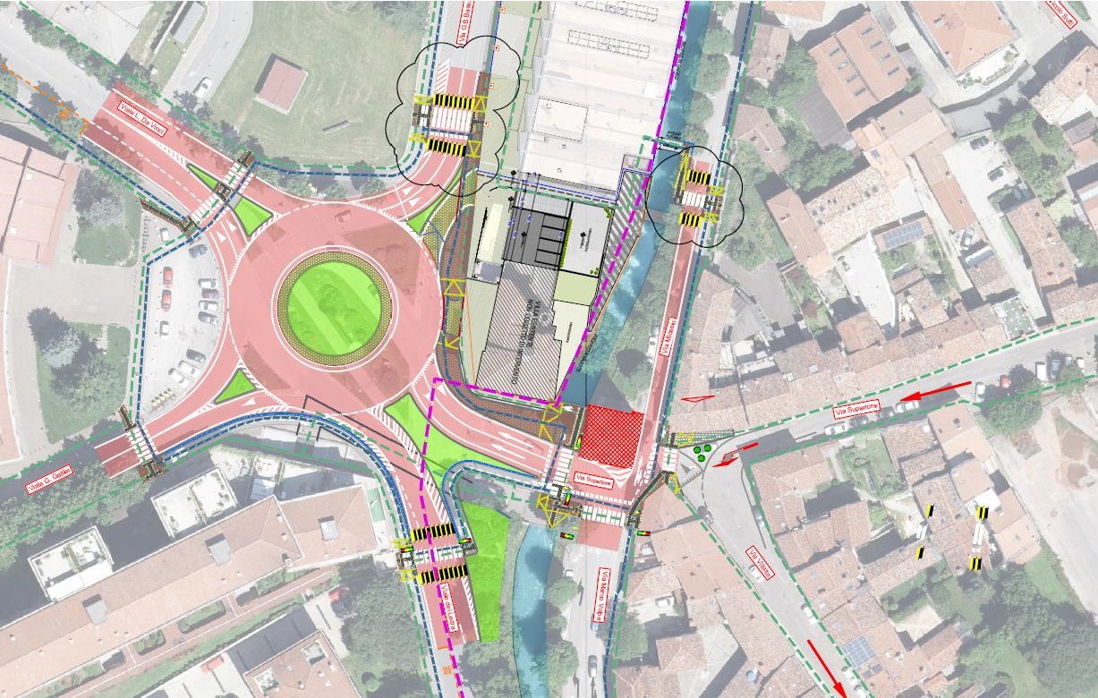 nuova rotatoria piazzale cavedalis nuova rotatoria piazzale cavedalis