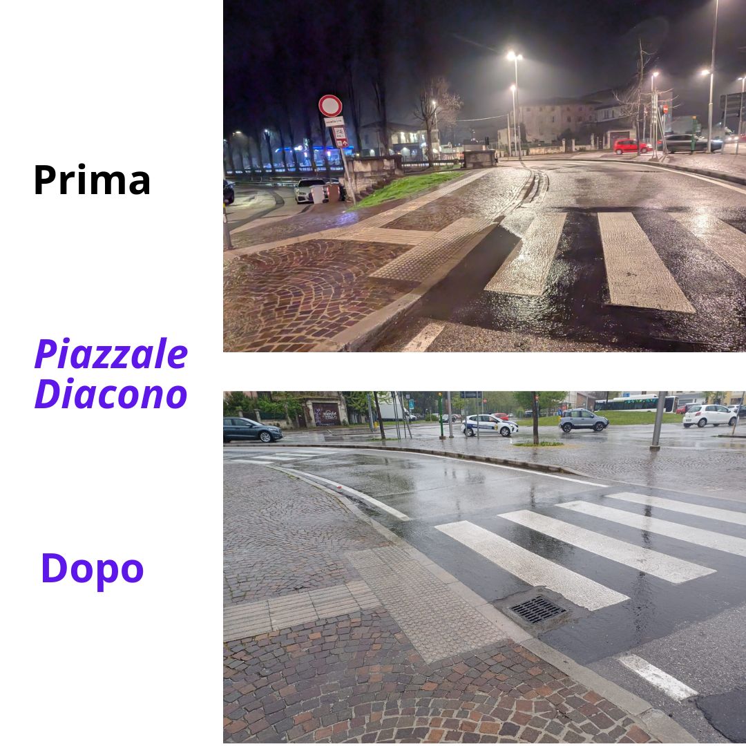 piazzale diacono prima e dopo piazzale diacono prima e dopo