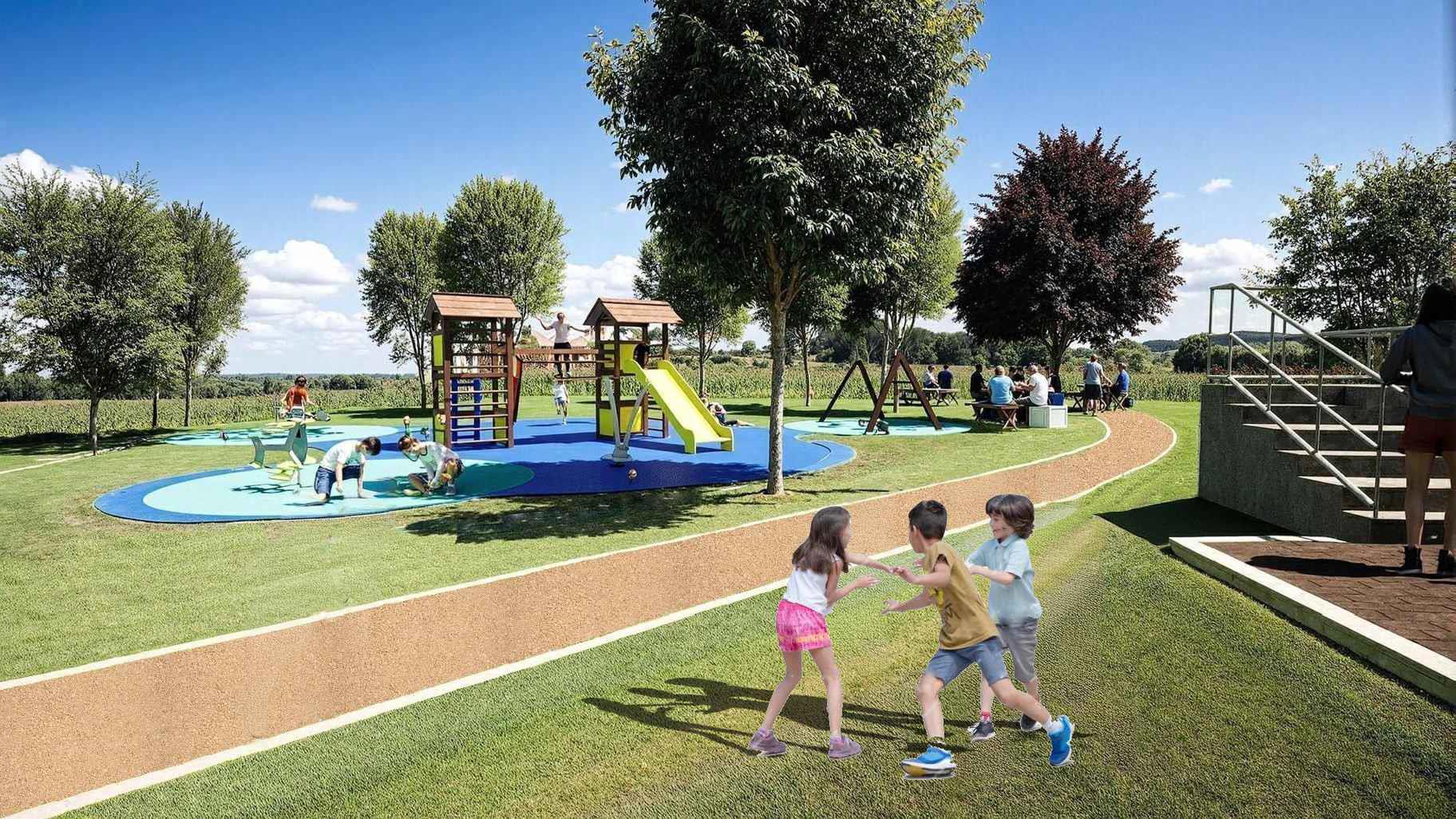 area sportiva laipacco I render della futura area sportiva di Laipacco