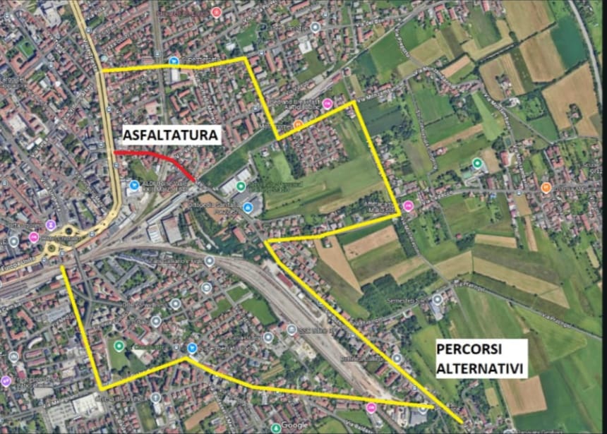 asfaltatura via Buttrio