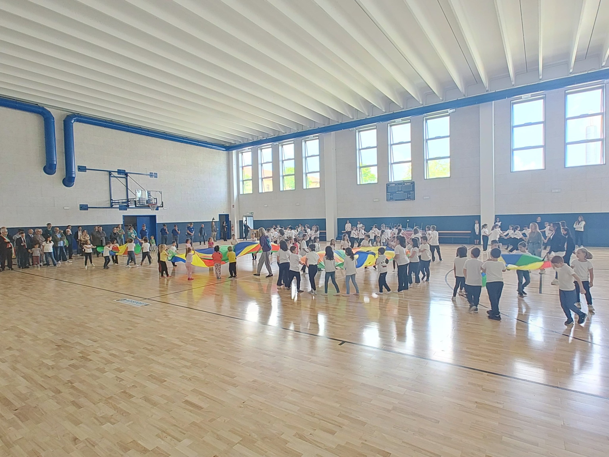 palestra scuola mazzini L'inaugurazione della palestra della scuola Mazzini