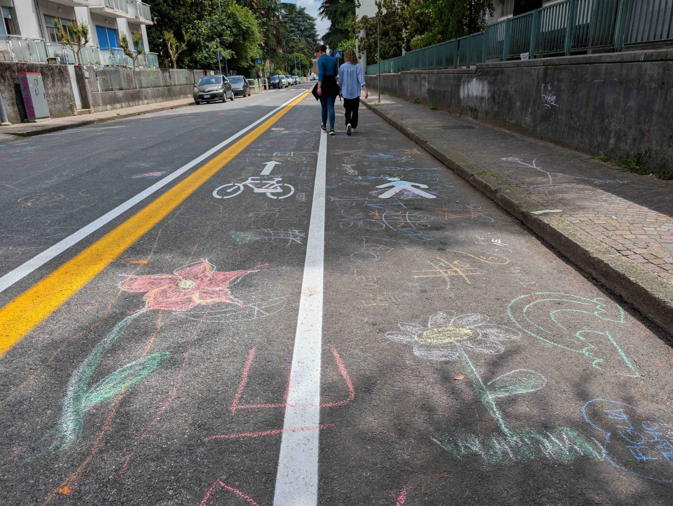 La strada scolastica della scuola Valussi La strada scolastica della scuola Valussi