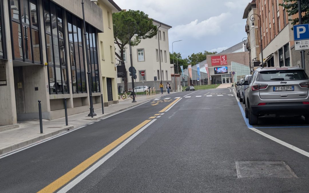 Lavori in corso al quartiere del Teatro Nuovo
