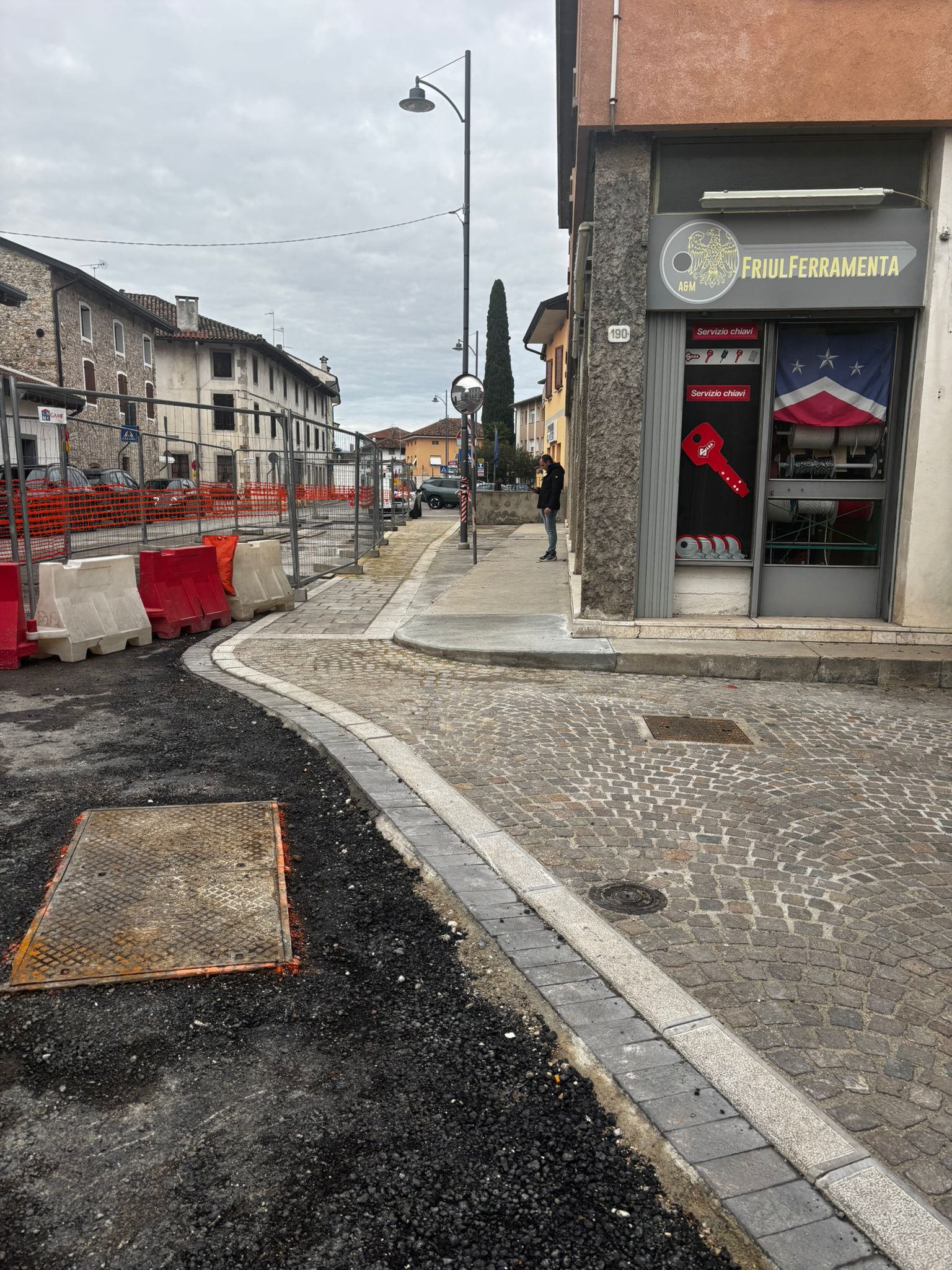 L'avanzamaneto del cantiere a Cussignacco