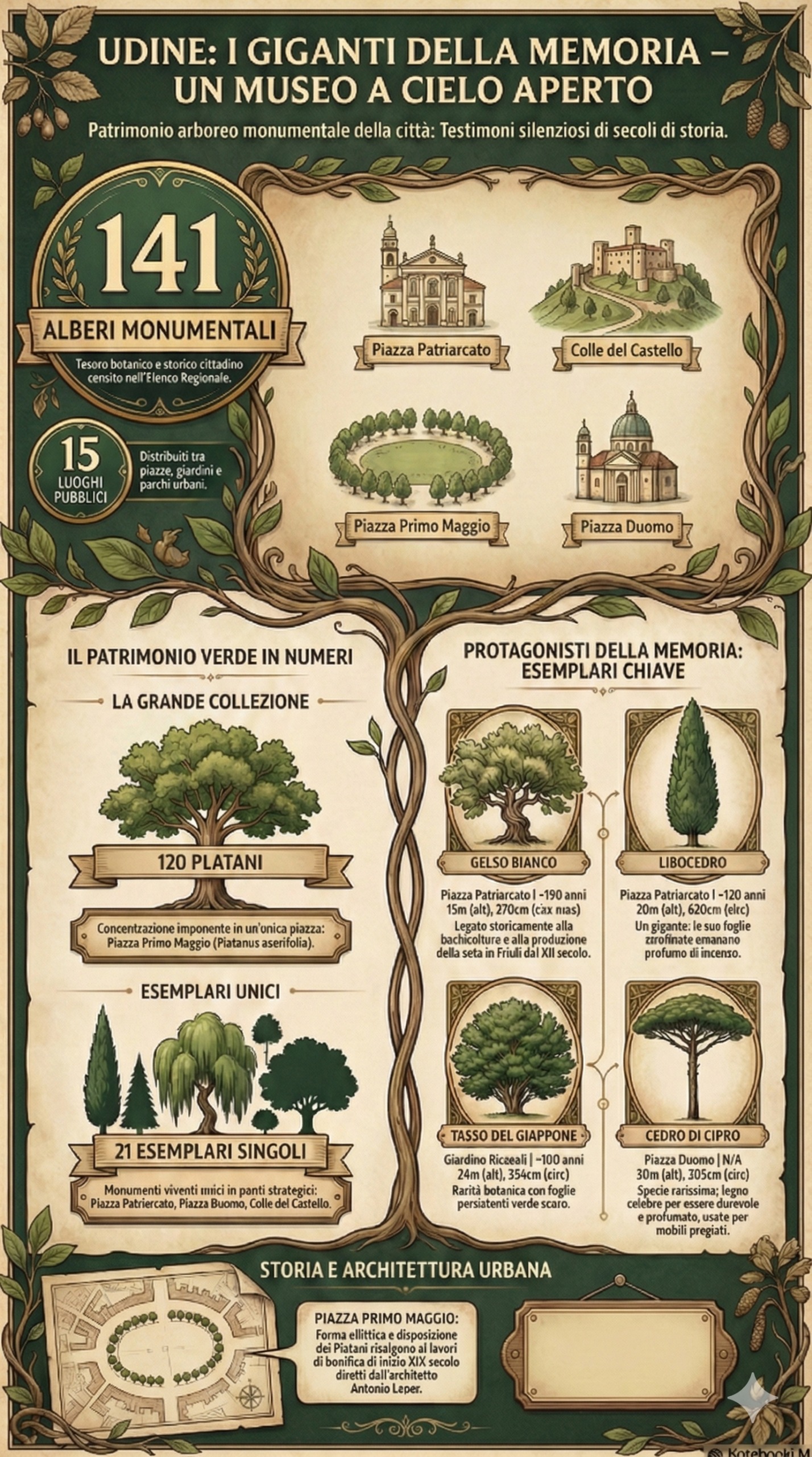 infografica alberi