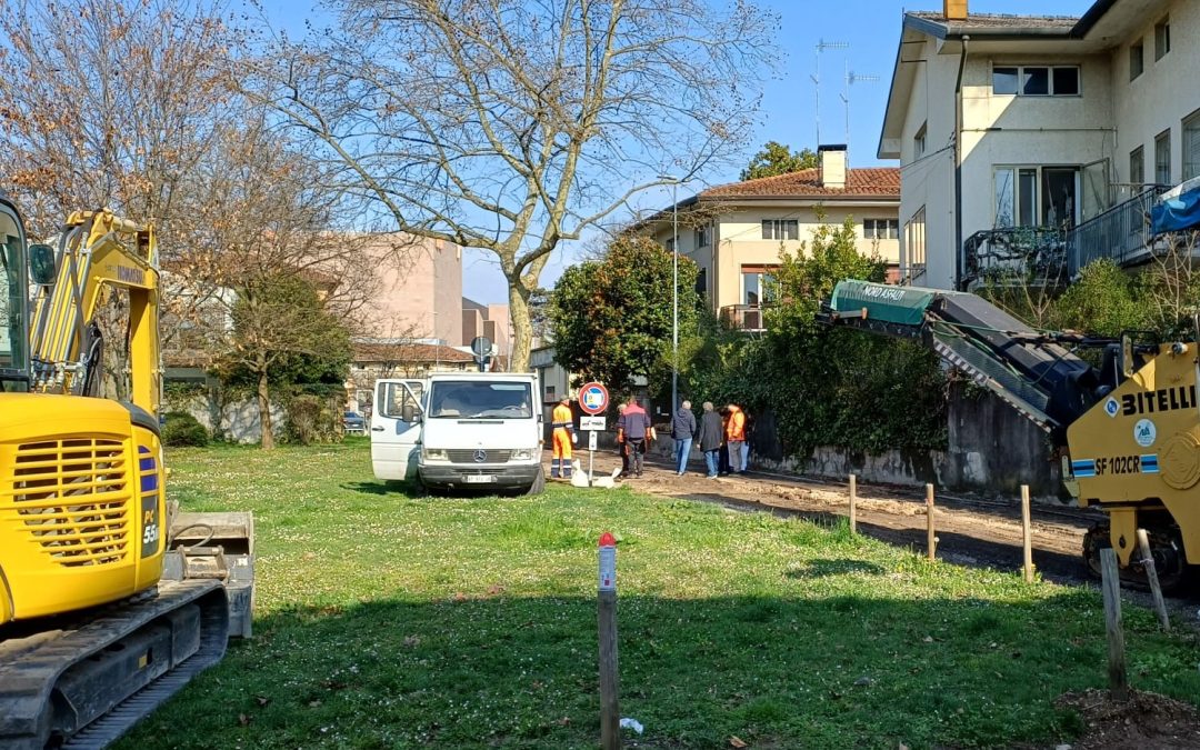Cantiere aperto: via Bressanone e via Braida Bassi cambiano volto